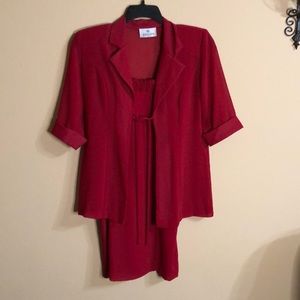 Red dress size small